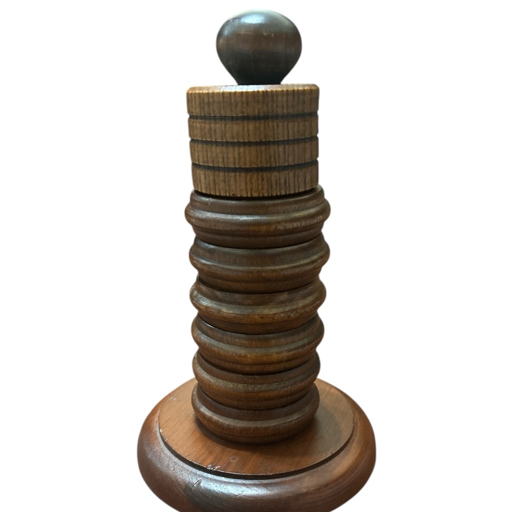 Wooden napkin Holders. Vintage